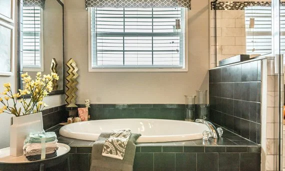 Bathroom in a modular home