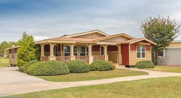 La Linda triple wide modular home exterior